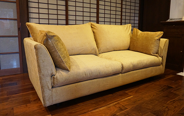 Case Study] sofa J replacement cover for Mr. S in Kyoto City, Kyoto Prefecture, Japan