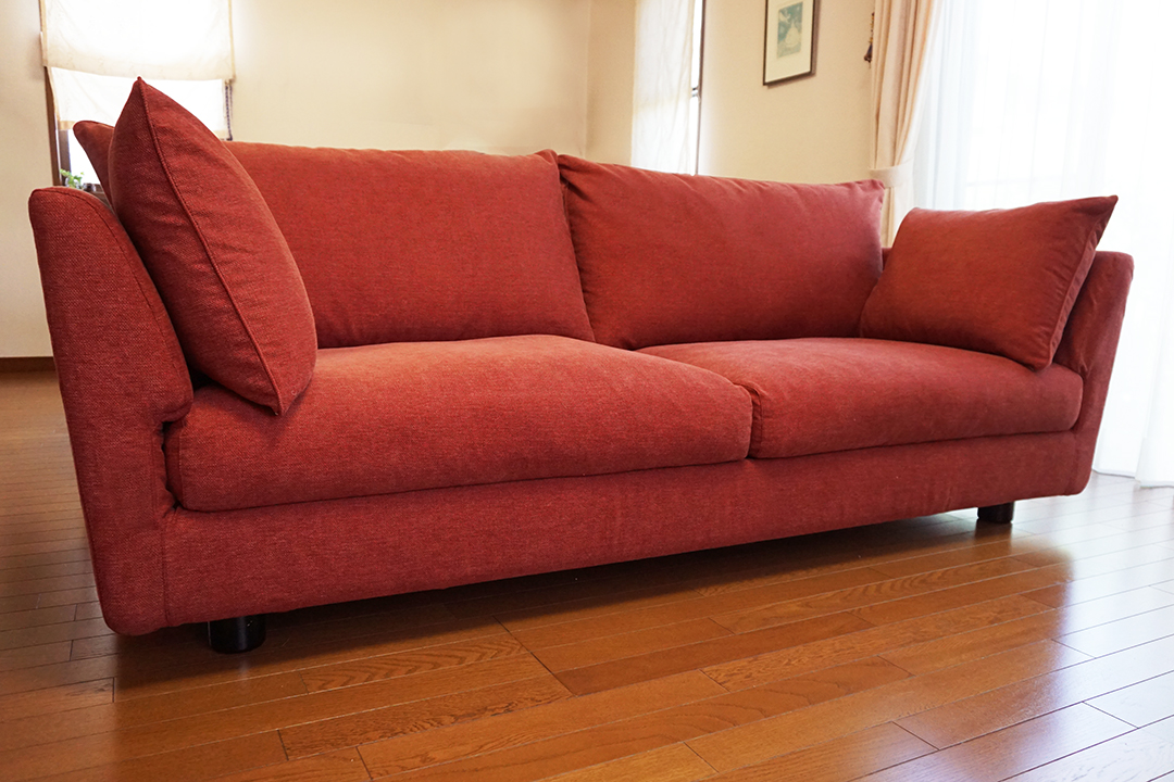 Case Study] sofa J replacement cover for Mr. Y in Kyoto City, Kyoto Prefecture, Japan