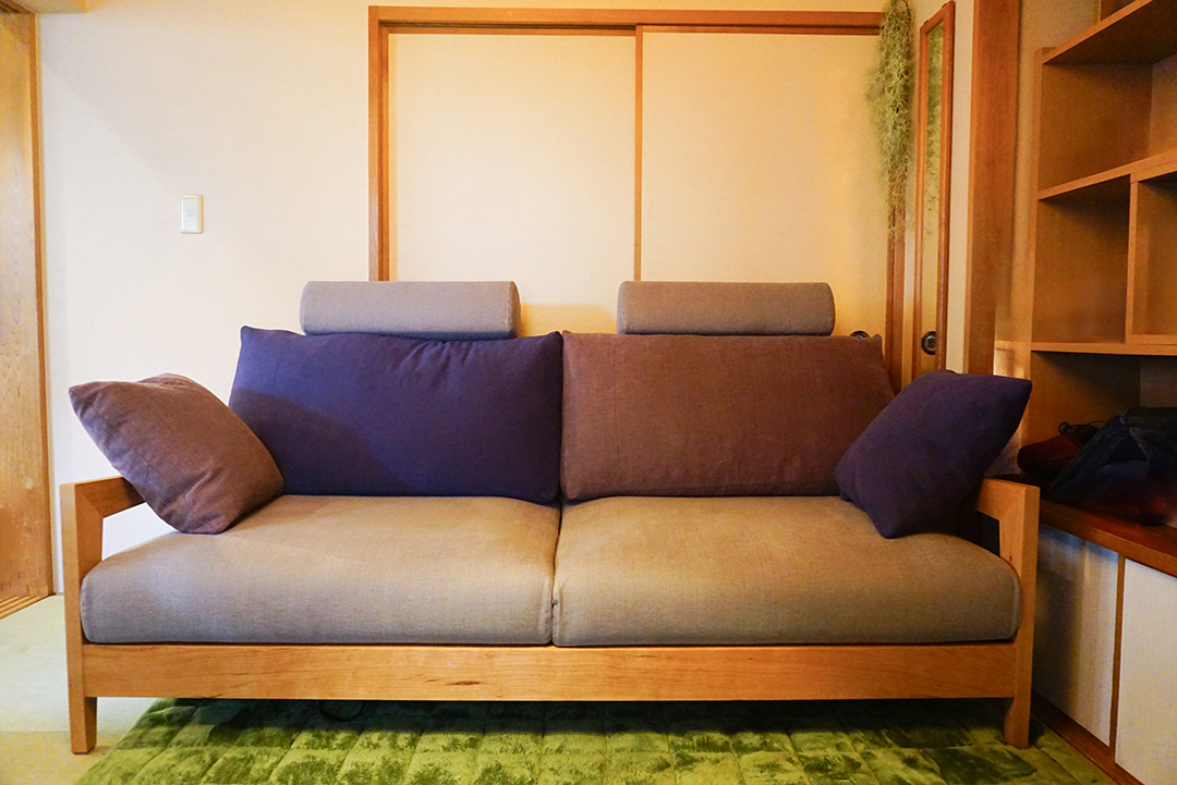 Case Study] sofa RF for Mr. T, Kyoto-shi, Kyoto