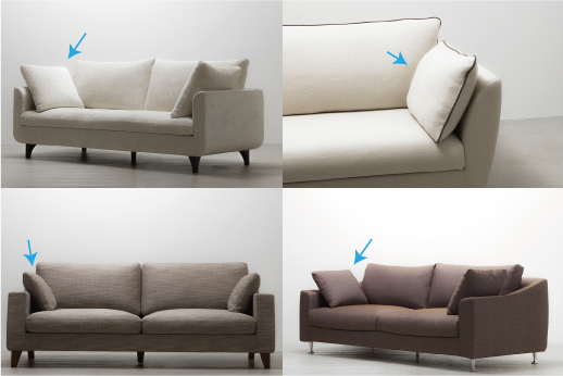 ピロークッションいろいろ | 国産ソファ専門店 TRES THE SOFA