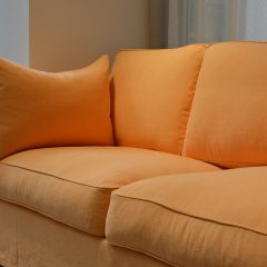 【青山店】sofa FORM Aのカバーを交換しました。