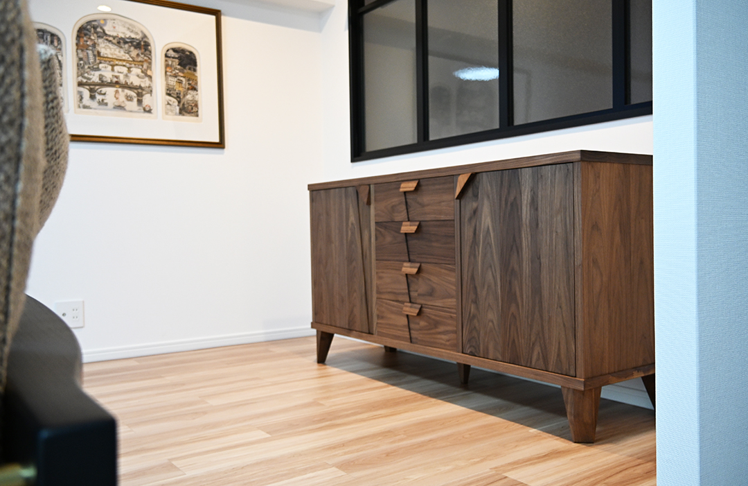 【納品事例】京都府京都市　K様　リビングボード