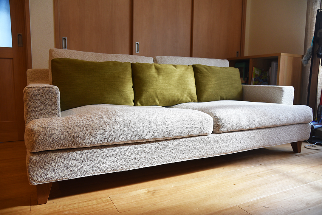 【納品事例】埼玉県川口市　S様　sofa GRVA替カバー