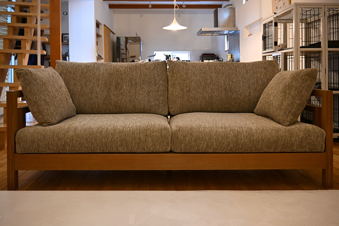 【納品事例】石川県金沢市　T様　sofa C 替カバー＆オットマン